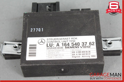 06-12 Mercedes W211 E63 CL63 TPMS Tire Pressure Control 1645403762 OEM