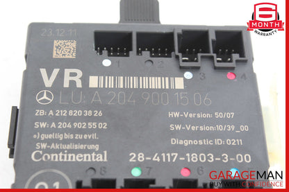 08-18 Mercedes W204 C250 C300 C350 Front Right Side Door Control Module Unit