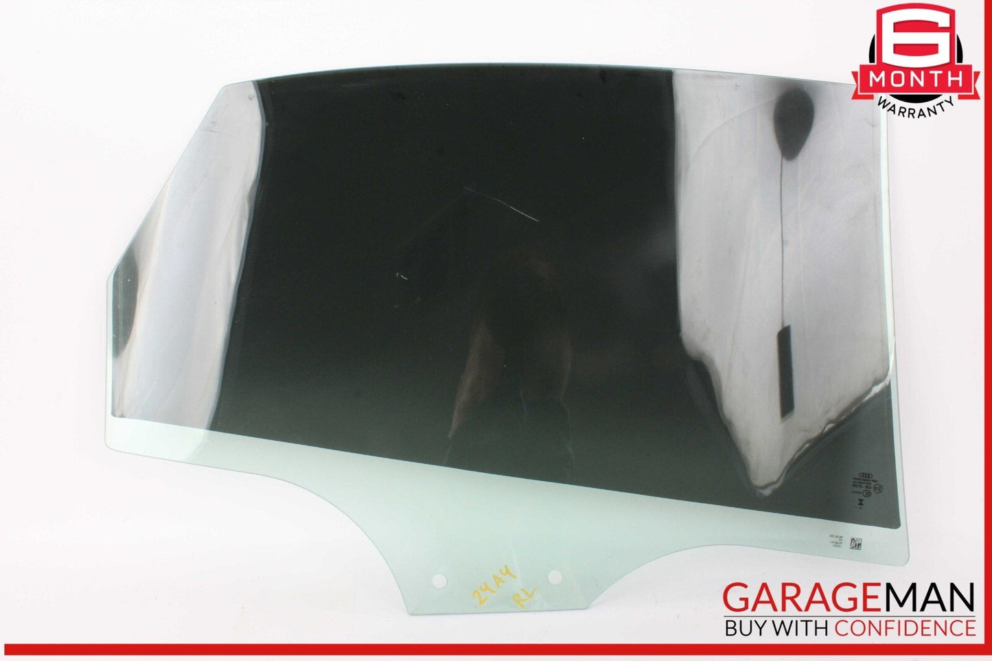 17-24 Audi A4 Rear Left Driver Side Door Window Glass 8W5845205C OEM