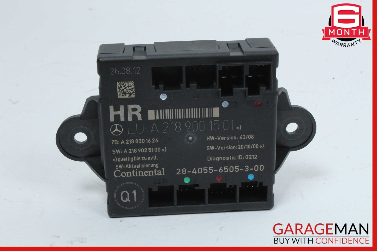 08-18 Mercedes W204 C250 Rear Right Side Door Control Module 2189001501 OEM