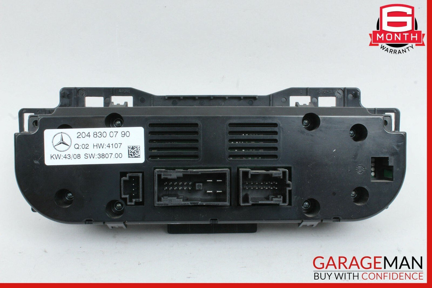 08-11 Mercedes W204 C300 C63 AMG AC A/C Heater Climate Control Switch Module