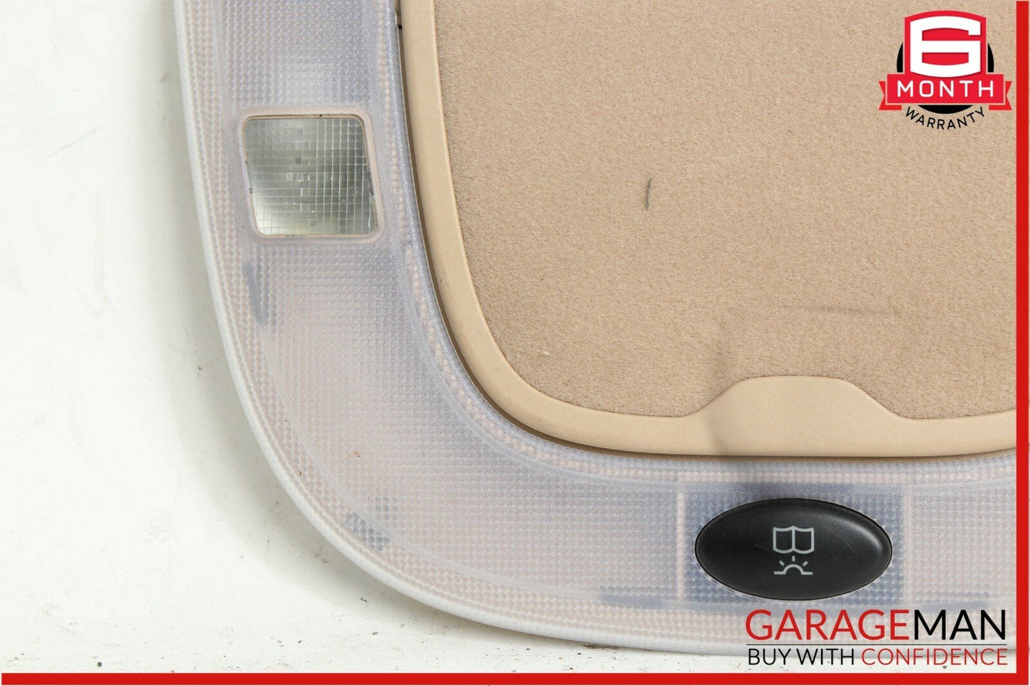00-06 Mercedes W220 S500 Rear Right or Left Headliner Reading Map Dome Light Tan