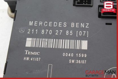 03-09 Mercedes W211 E350 E500 E63 AMG Front Left Side Door Control Module Unit
