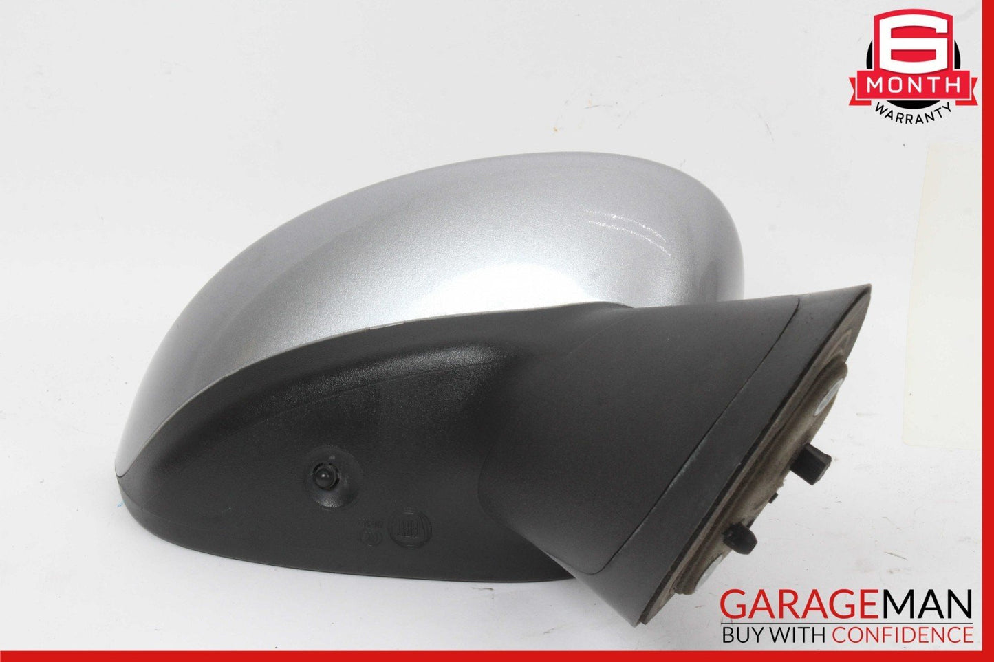 12-19 Fiat 500E Front Right Passenger Side Door Rear View Mirror Gray OEM