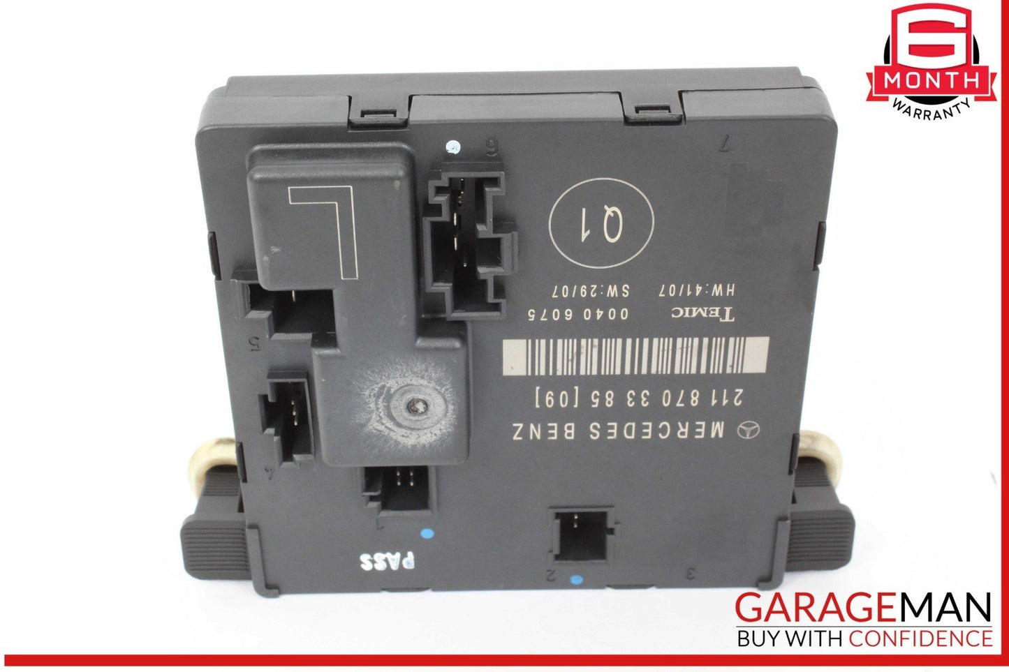 07-09 Mercedes W211 E350 E550 Rear Left Side Door Control Module 2118703385 OEM