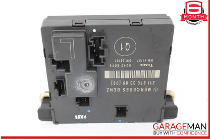 07-09 Mercedes W211 E350 E550 Rear Left Side Door Control Module 2118703385 OEM