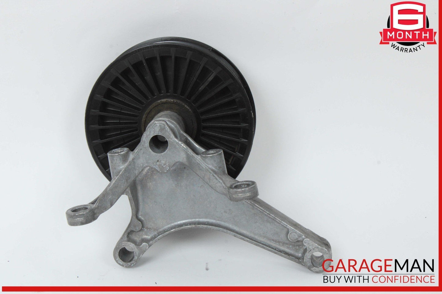 11-20 Mercedes X166 GL450 GL550 CLS550 V-Belt Tensioner Pulley Mount OEM