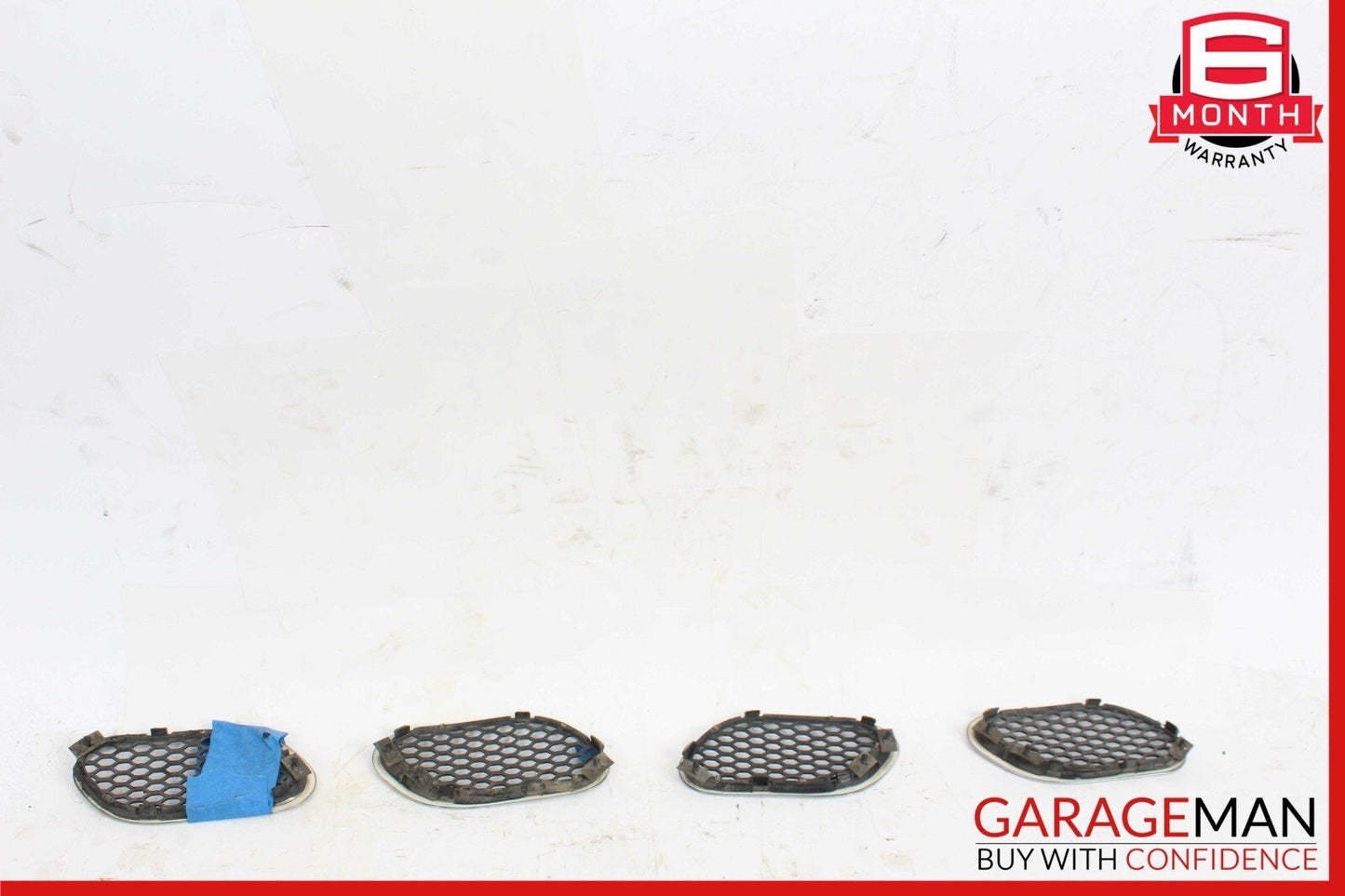 03-13 Maserati Quattroporte M139 Fender Grill Grille Vent Left Side Set of 4 Pc
