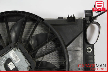 03-06 Mercedes R230 SL500 Engine Motor Cooling Radiator Fan Shroud A/C Condenser