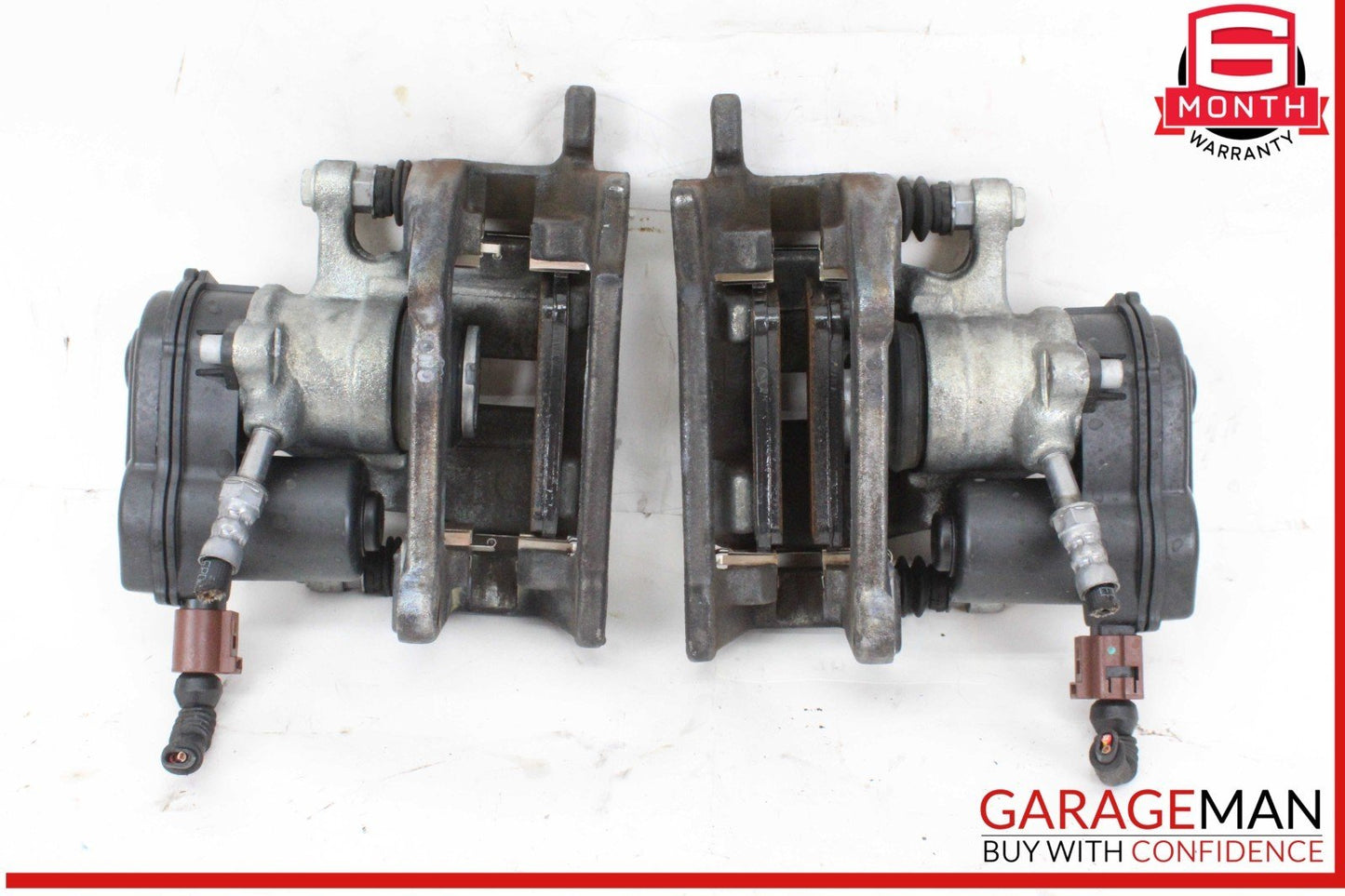 09-17 Audi Q5 A5 S5 A4 Rear Left and Right Side Brake Caliper Calipers Set OEM