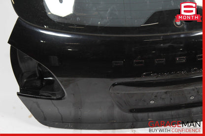 11-14 Porsche Cayenne 958 Trunk Lid Liftgate Tailgate Hatch Shell Black OEM