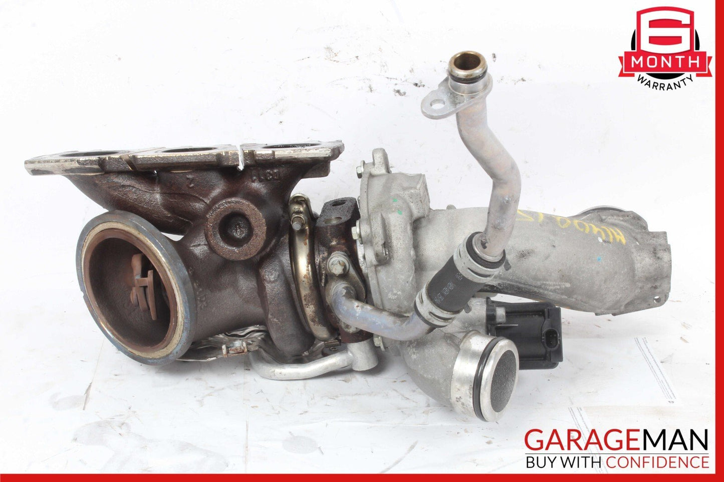 15-20 Mercedes W166 ML400 E450 Left Side Turbocharger Turbo Charger Manifold OEM