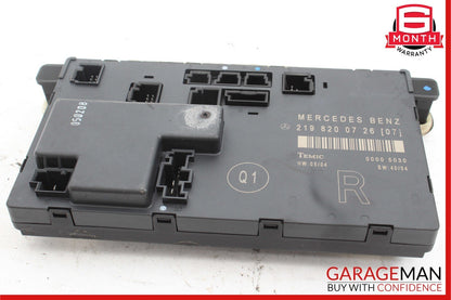 06-11 Mercedes W219 CLS500 Front Right Passenger Door Control Module Unit Q1 OEM