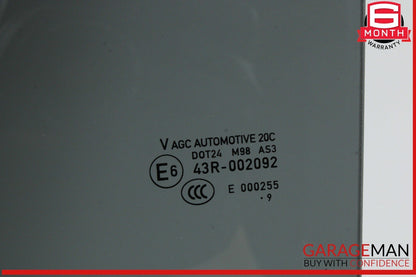 15-24 Porsche Macan 95B Rear Left Driver Side Door Window Auto Glass Black OEM