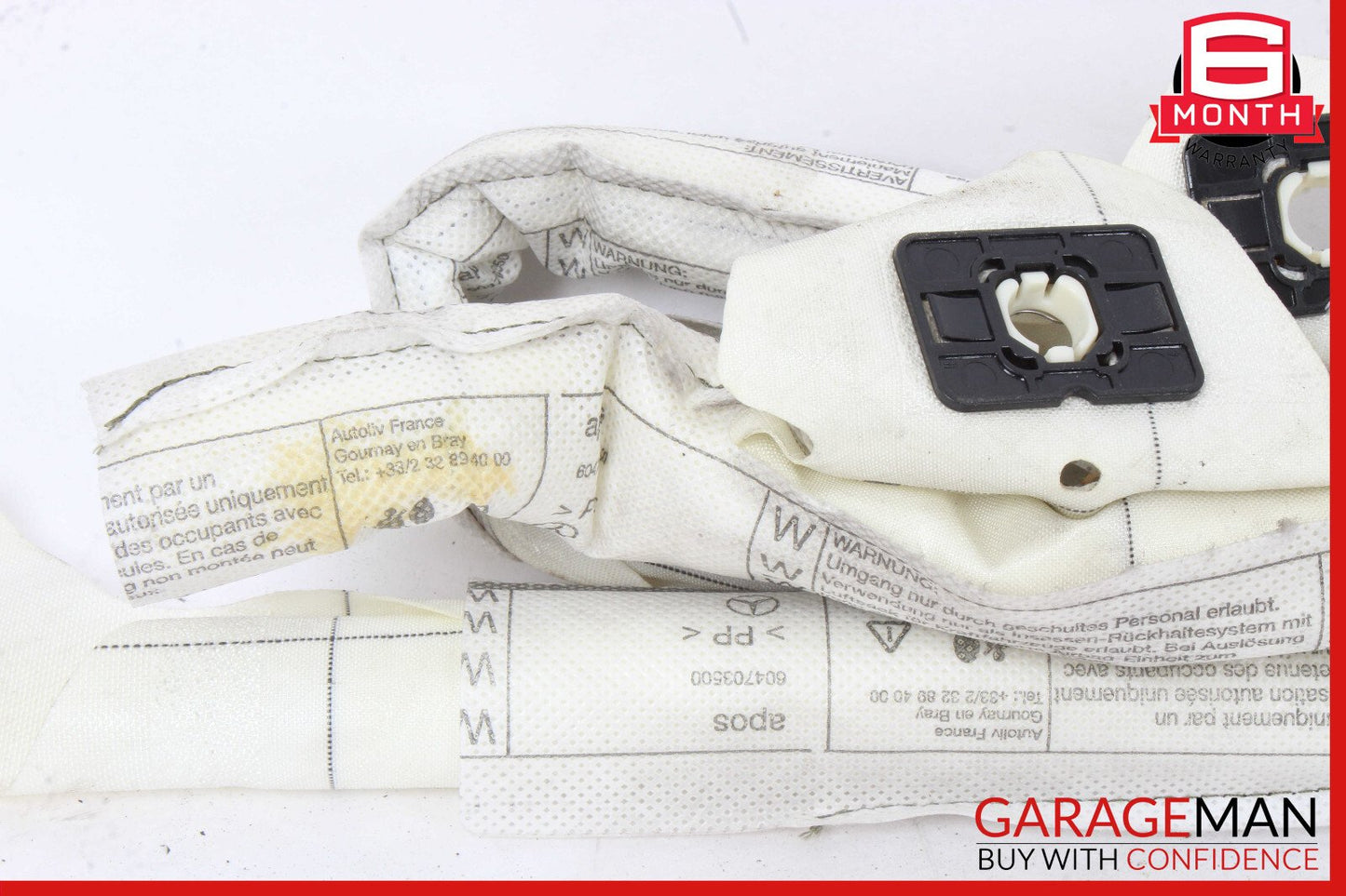 08-14 Mercedes W204 C250 C300 Sedan Right Side Roof Curtain Airbag Air Bag OEM
