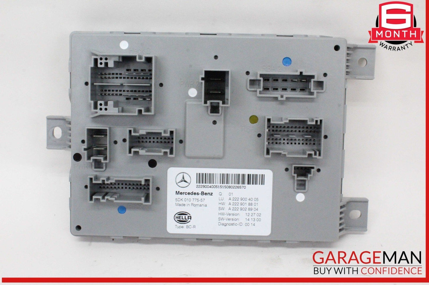 14-17 Mercedes W222 S550 Maybach S600 Rear Trunk Relay SAM Module 2229004005 OEM