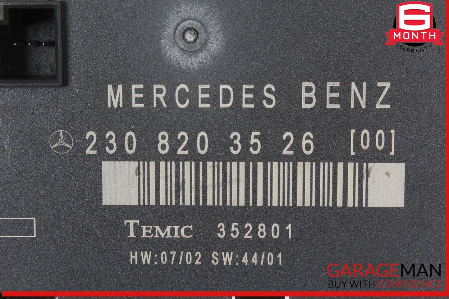 03-12 Mercedes R230 SL500 SL55 AMG Front Left Door Control Module 2308203526 OEM
