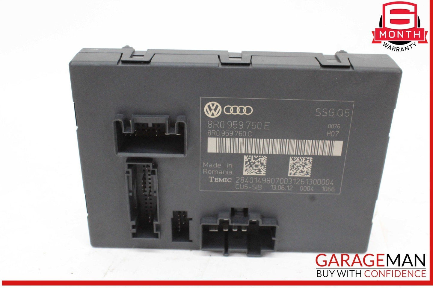 2013-2017 Audi Q5 Front Left Window Regulator Motor 8R0959760E Genuine
