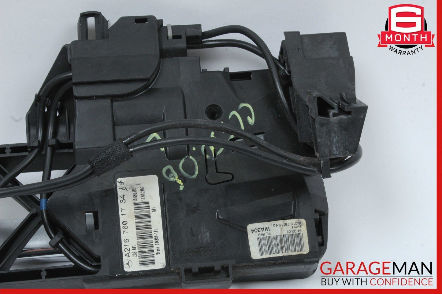 07-14 Mercedes W216 CL500 Front Left Side Door Handle Keyless Go Iridium Silver