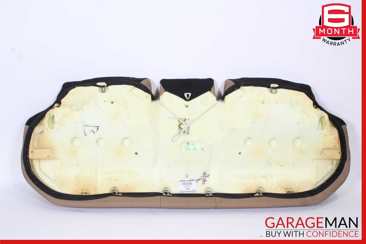08-14 Mercedes W204 C300 Sedan Rear Bench Lower Bottom Seat Cushion Cover Brown