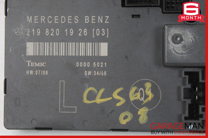 06-11 Mercedes W219 CLS63 CLS55 AMG Front Left Driver Door Control Module Unit