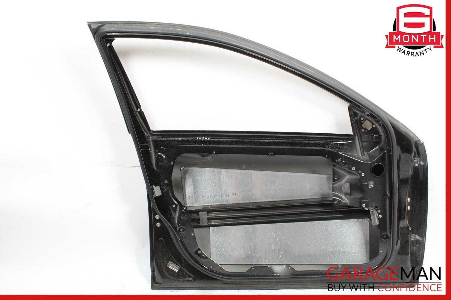 07-13 Mercedes W221 S550 Front Left Driver Side Exterior Door Shell Panel Black