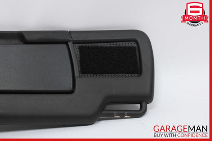 05-11 Mercedes R171 SLK300 Front Right Side Sun Visor Sunvisor Shade Black OEM