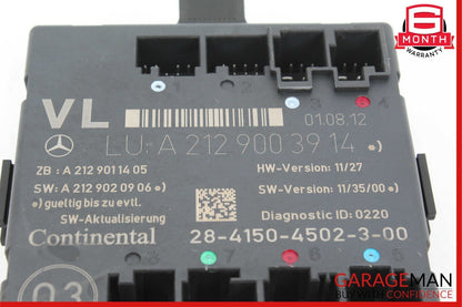 08-14 Mercedes W204 C250 C350 Front Left Side Door Control Module Unit OEM