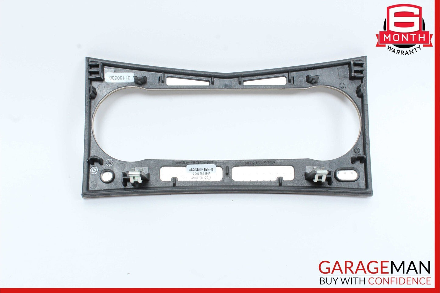 08-14 Mercedes W204 C300 C350 AC A/C Climate Control Switch Trim Bezel Wood OEM