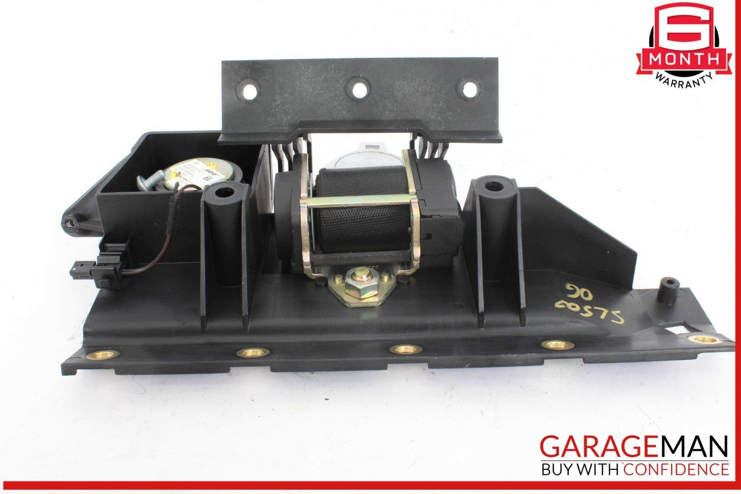 03-08 Mercedes R230 SL500 Rear Right Seat Belt Retractor Luggage w/Speaker OEM