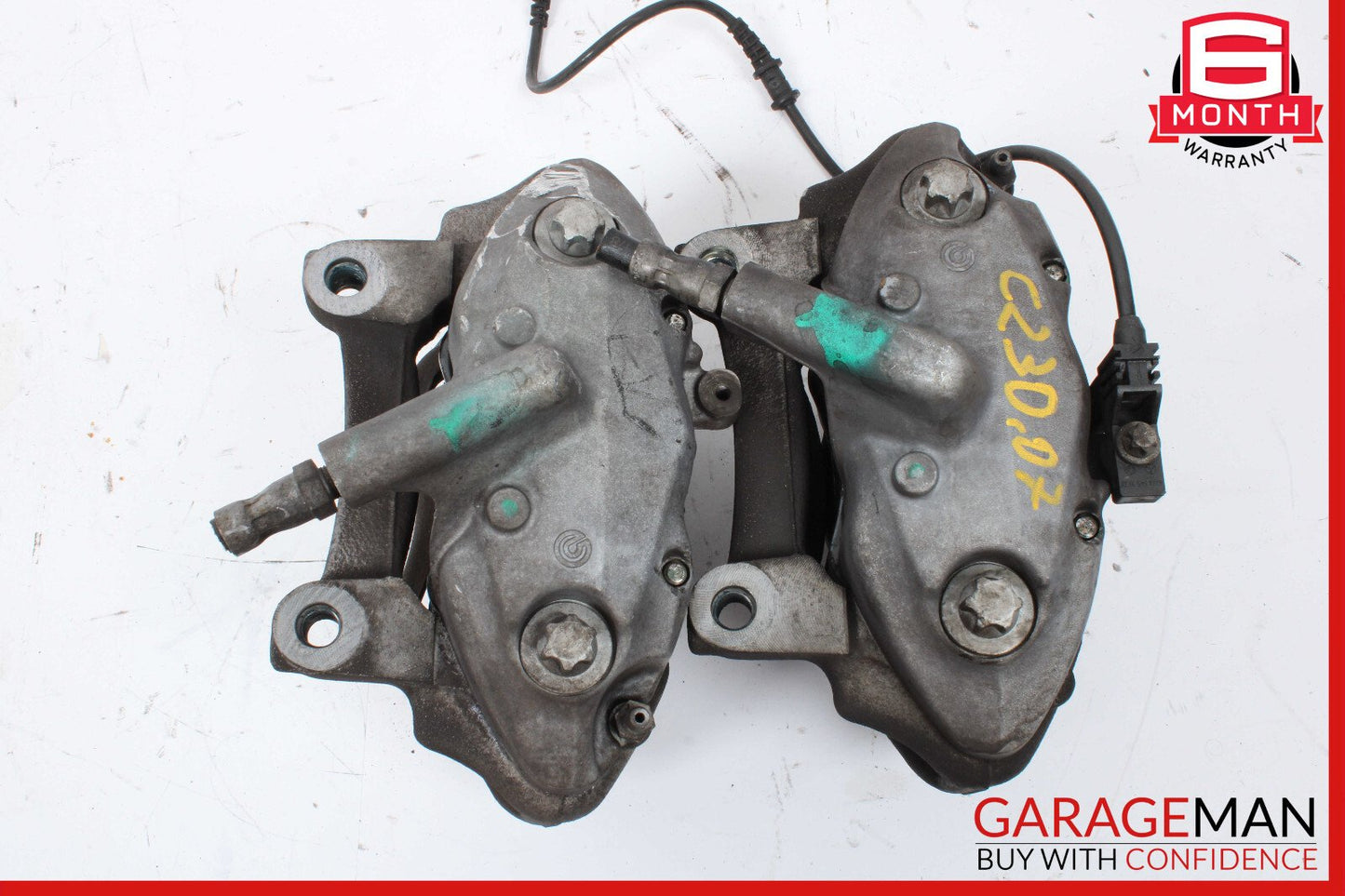 05-07 Mercedes W203 C230 Front Right & Left Side Brake Caliper Calipers OEM