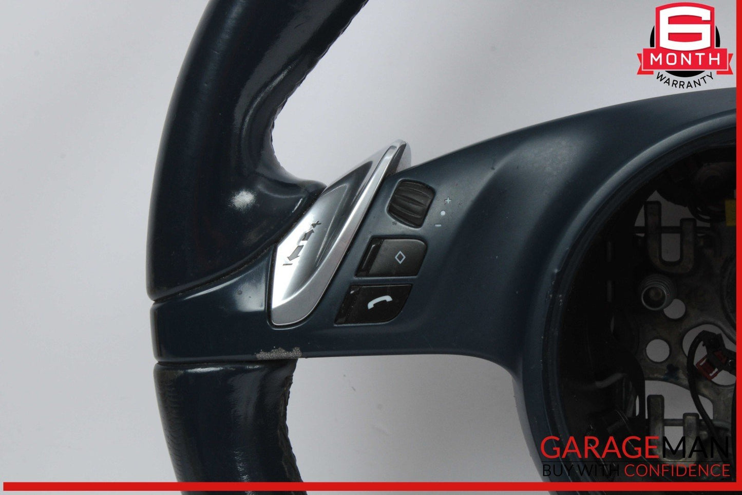 10-16 Porsche Panamera 970 / Cayenne Steering Wheel w/ Paddle Shifters Black OEM