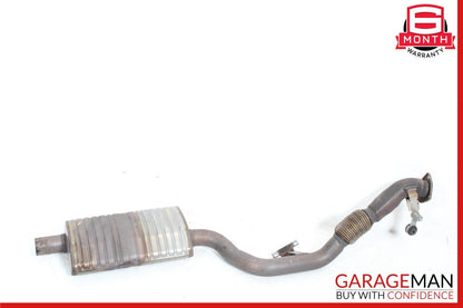 17-20 Audi A4 2.0L Exhaust System Front Resonator Muffler Pipe OEM