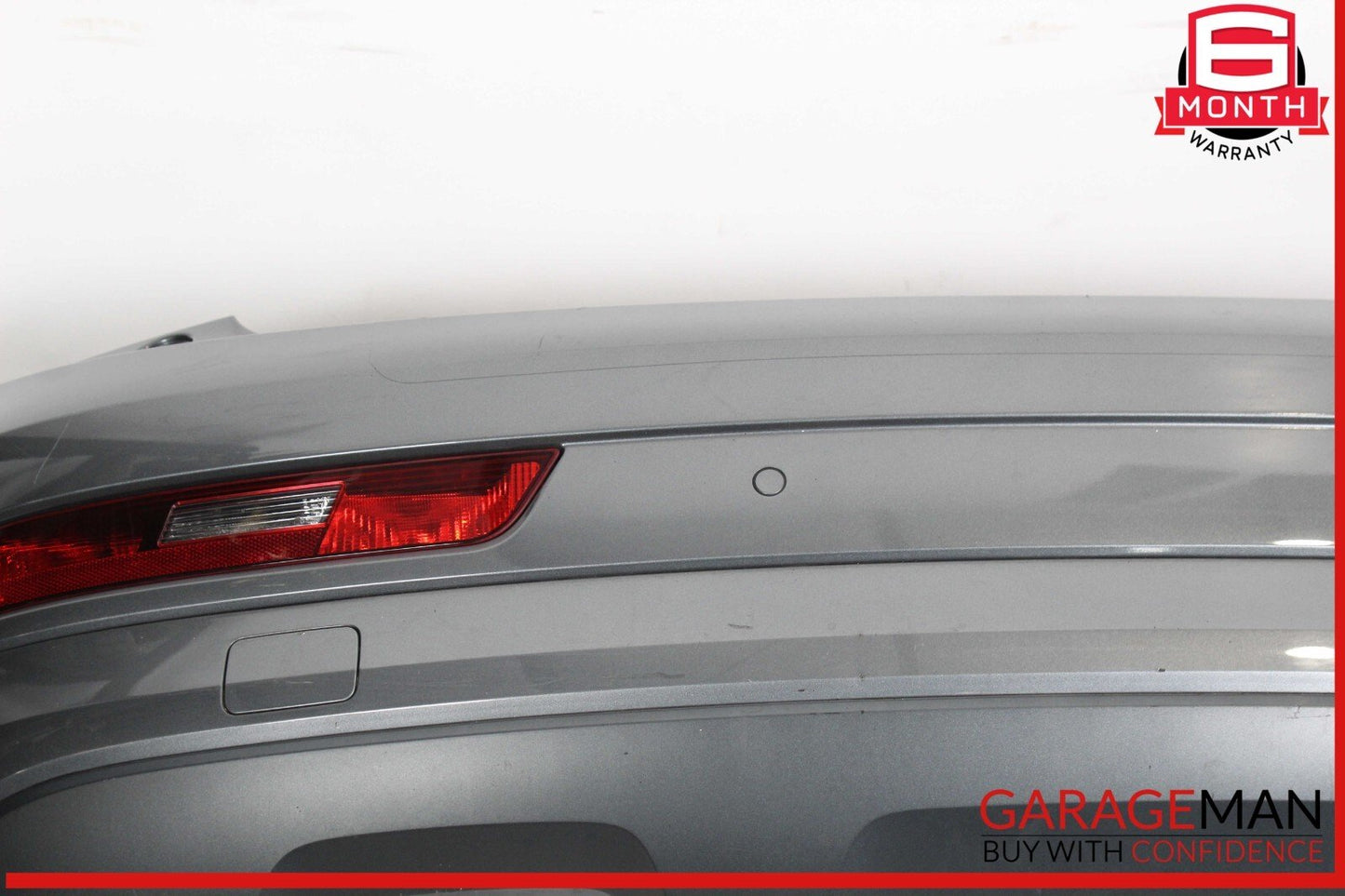 16-18 Audi Q3 Rear Bumper Cover w/ Parking PDC Sensors Silver OEM