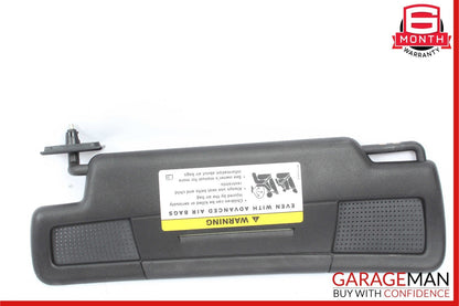 05-11 Mercedes R171 SLK300 Right Side Sun Visor Sunvisor Shade Cover Black