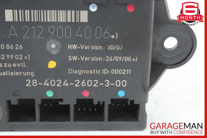 08-14 Mercedes W204 C250 C350 Rear Right Passenger Side Door Controller Module