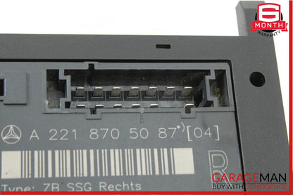 07-13 Mercedes W221 S550 Front Right Side Seat Controller Module Unit