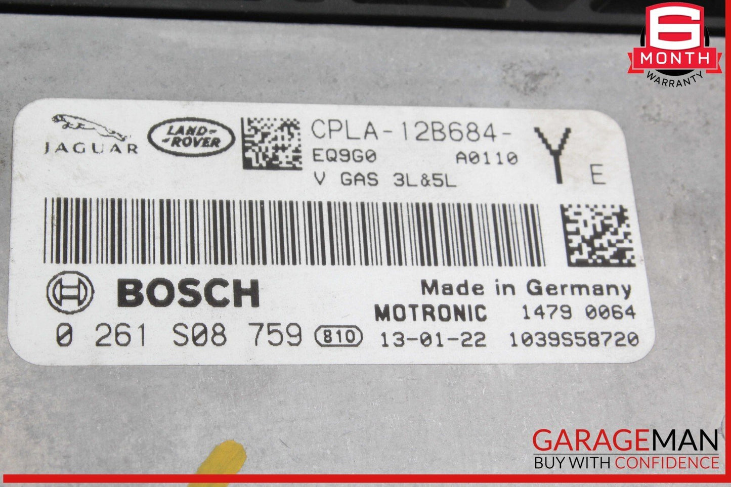 11-21 Jaguar XF F-Type ECM ECU Engine Control Module Computer OEM