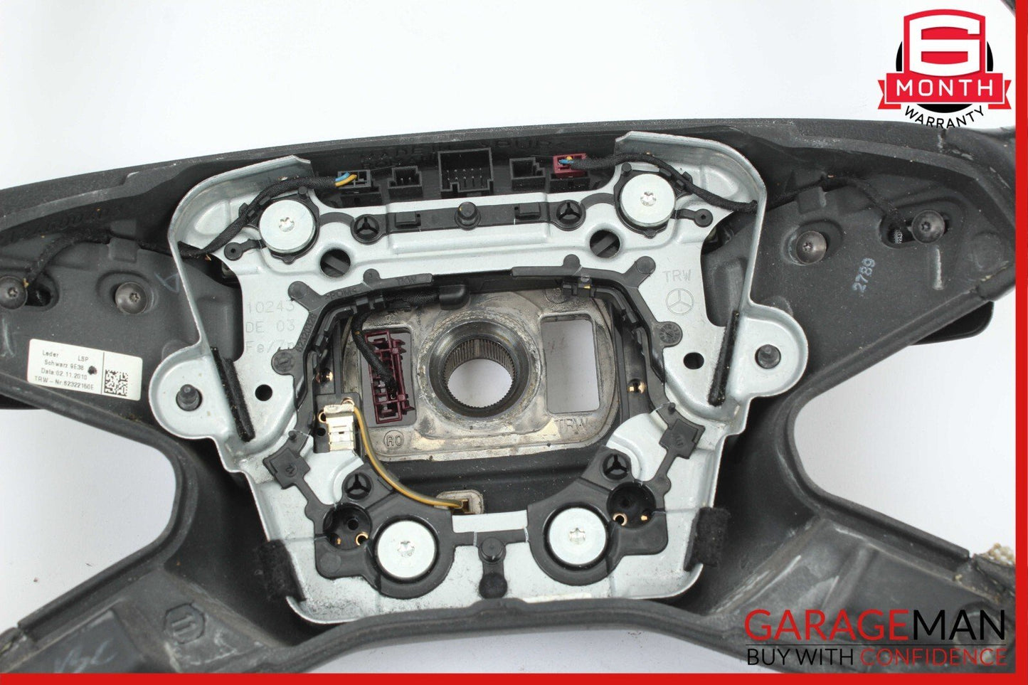 10-13 Mercedes W212 E350 E550 E400 Steering Wheel w/ Paddle Shifters Assy Black
