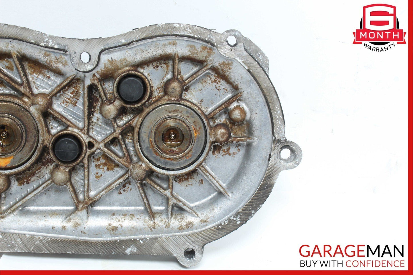06-10 Mercedes R350 CLK350 E350 Front Left Engine Timing Chain Plate Valve Cover