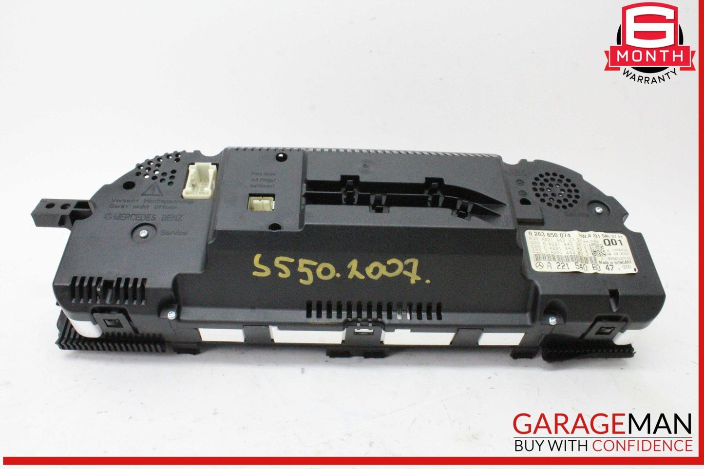 07-10 Mercedes W221 S550 CL550 Speedometer Odometer Instrument Cluster Gauge OEM