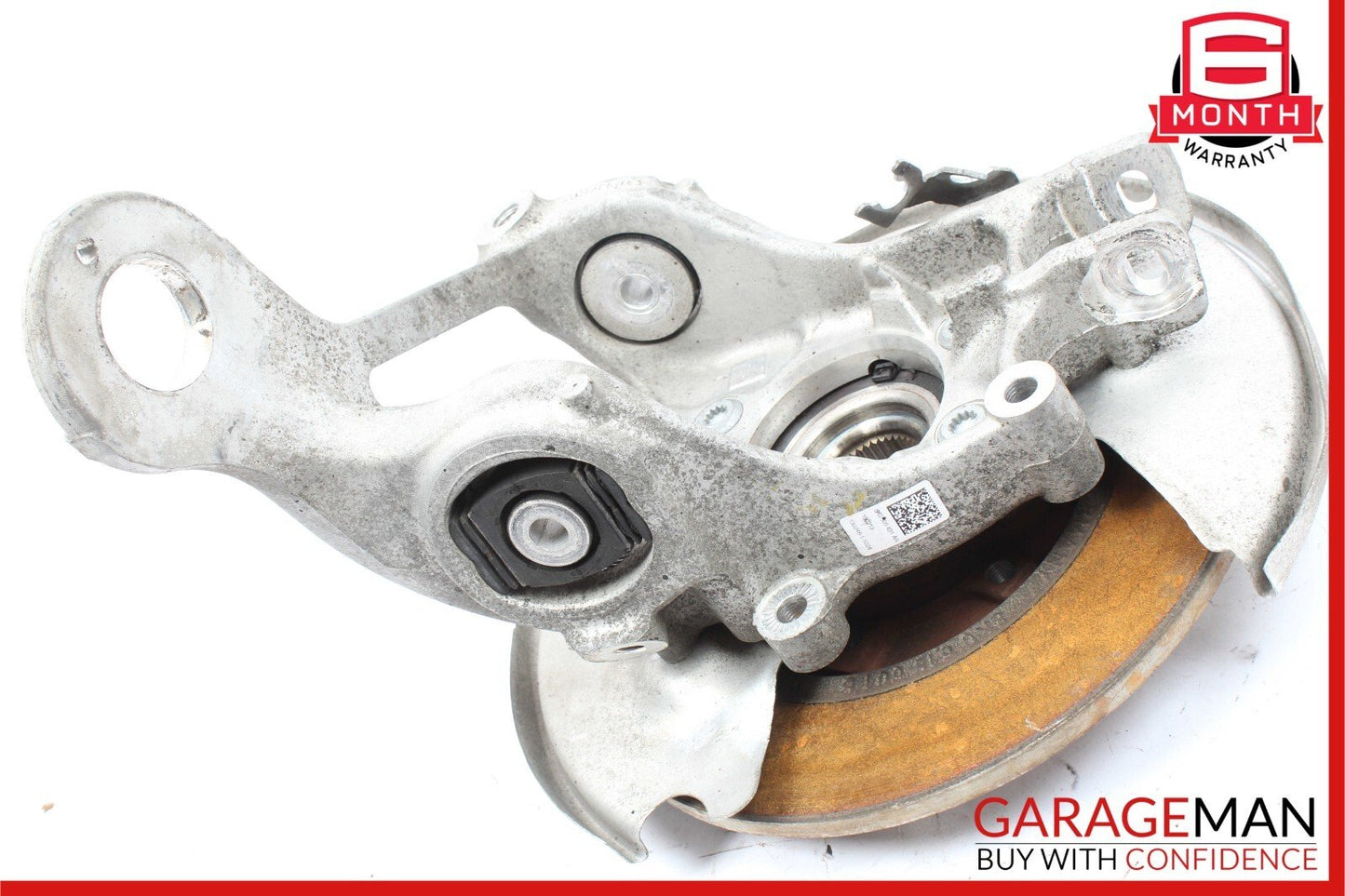 12-17 Audi A5 Quattro Rear Left Wheel Spindle Knuckle Hub Bearing Brake Rotor