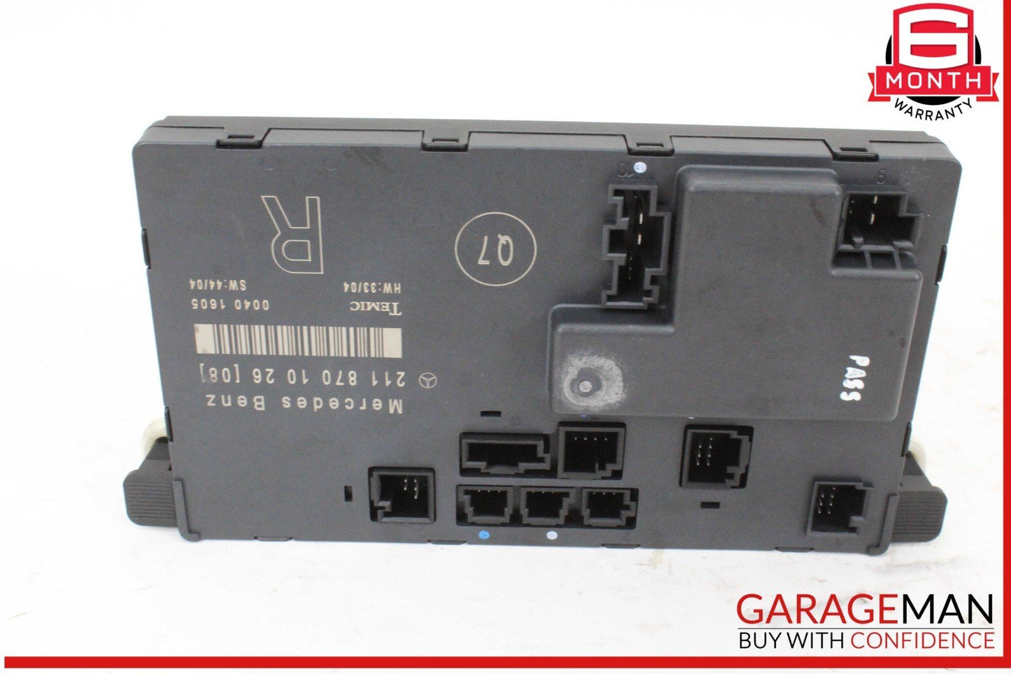 03-09 Mercedes W211 E550 E350 Front Right Passenger Side Door Control Module OEM