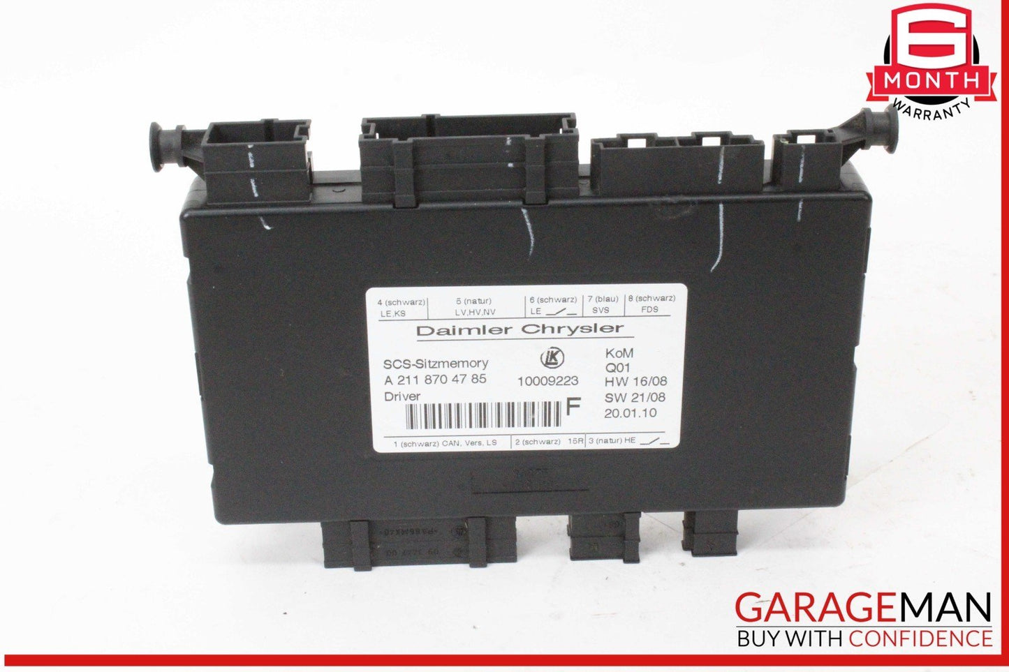 03-13 Mercedes X164 GL450 ML350 Front Left Seat Control Module 2118704785 OEM