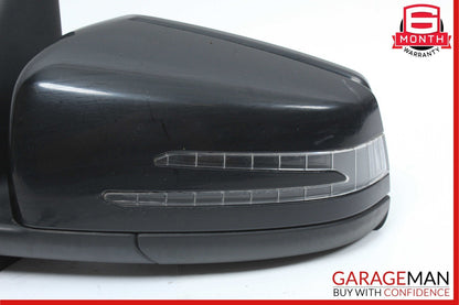10-12 Mercedes X204 GLK350 Left Driver Side Rear View Door Mirror Black OEM