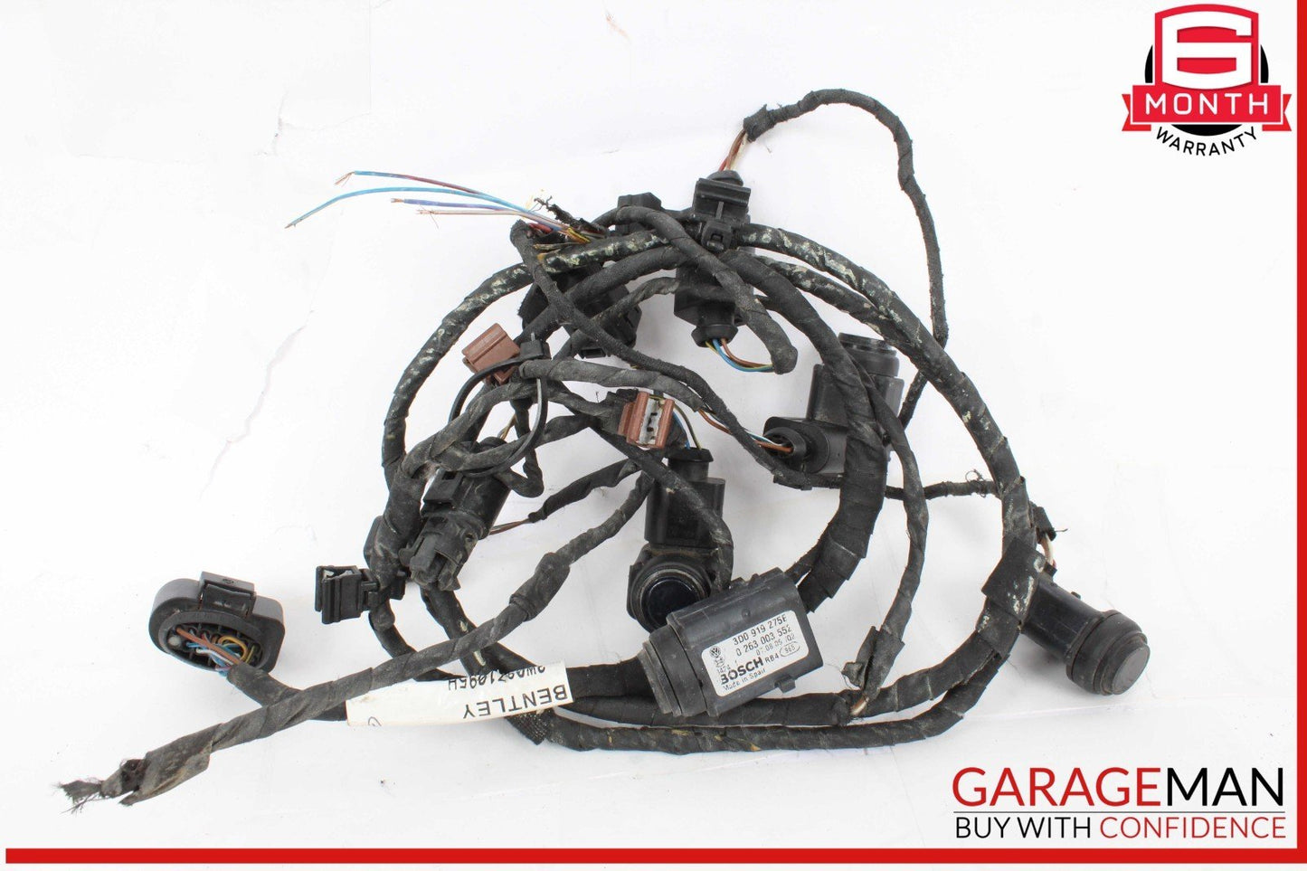 03-08 Bentley Continental GTC Rear Bumper Parking Sensor Wire Harness PDC OEM
