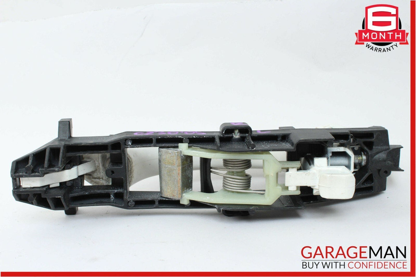 05-07 Mercedes W203 C230 C55 AMG Rear Left Side Exterior Door Handle White OEM
