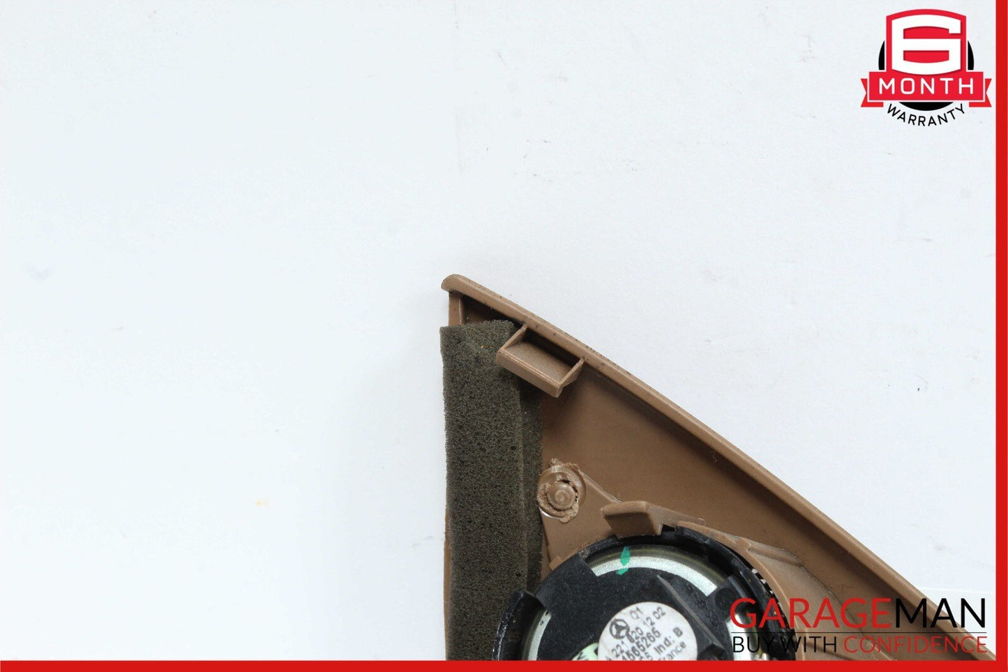 07-13 Mercedes W221 S350 S550 Front Left Side Door Tweeter Speaker Cover Brown