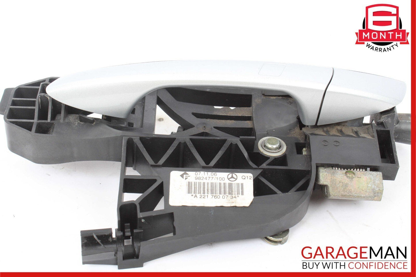 07-13 Mercedes W221 S550 S600 Rear Left Side Exterior Door Handle Keyless Go OEM