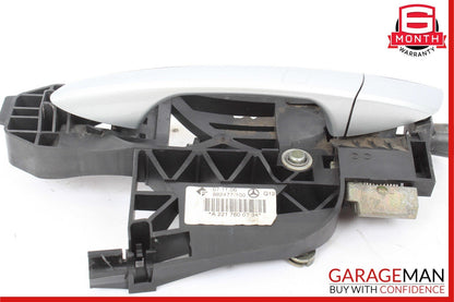 07-13 Mercedes W221 S550 S600 Rear Left Side Exterior Door Handle Keyless Go OEM